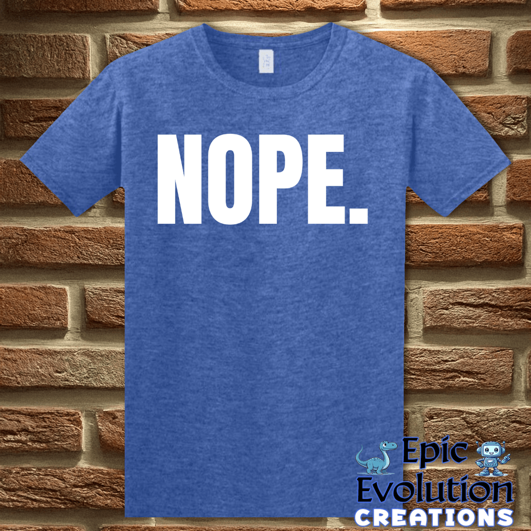 T-Shirt S / Heather Royal Funny Self-Expression Shirt Epic Evolution Creations