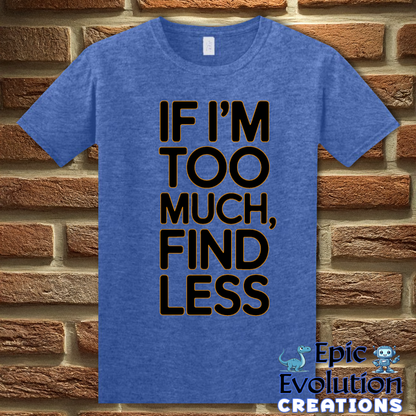 T-Shirt S / Heather Royal Funny Self-expression T Shirt Epic Evolution Creations