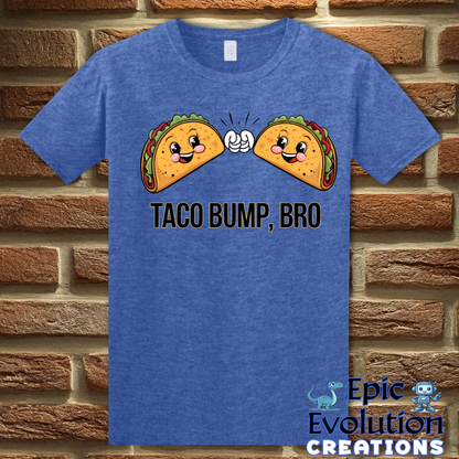 T-Shirt S / Heather Royal Funny Taco T Shirt for Taco Lovers Epic Evolution Creations