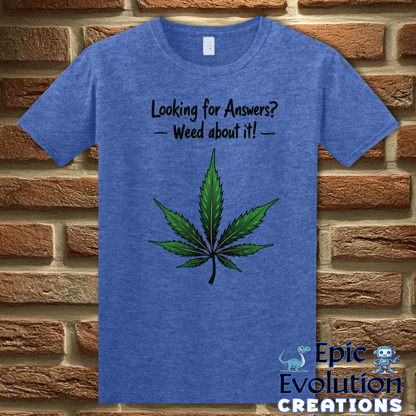 T-Shirt S / Heather Royal Funny Weed 420 Lifestyle T Shirt Epic Evolution Creations