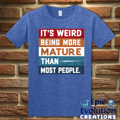T-Shirt S / Heather Royal Mature Humor T Shirt Epic Evolution Creations
