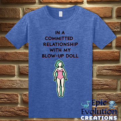 T-Shirt S / Heather Royal Rude Valentine's Day T Shirt Epic Evolution Creations