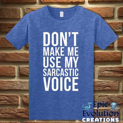 T-Shirt S / Heather Royal Sarcastic Adult Humor T Shirt Epic Evolution Creations