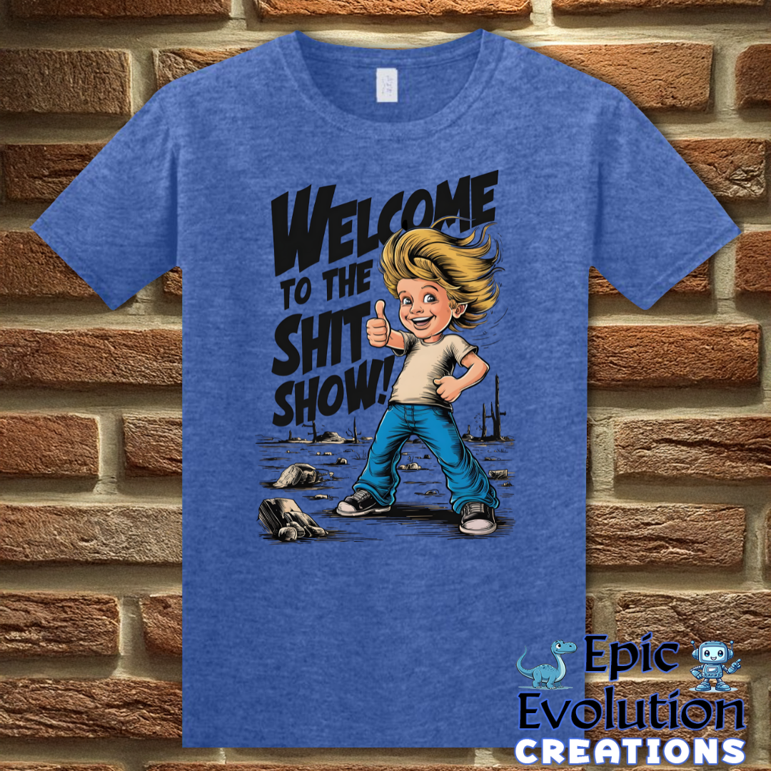 T-Shirt S / Heather Royal Shit Show Funny T Shirt Epic Evolution Creations