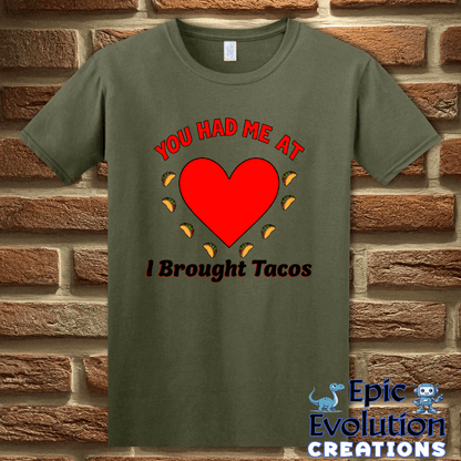 T-Shirt S / Military Green Foody Valentine's Day Gift Epic Evolution Creations
