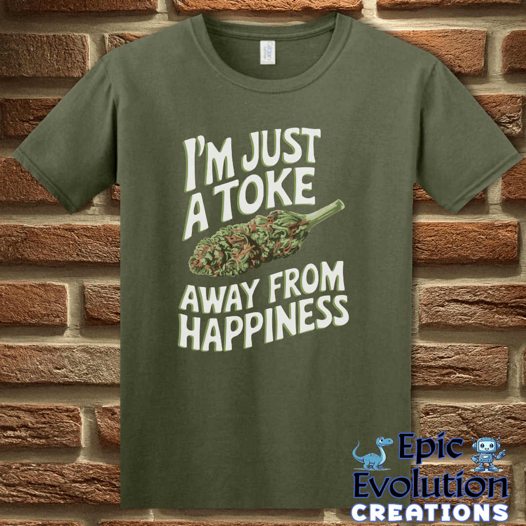T-Shirt S / Military Green Funny Cannabis Culture Shirt Epic Evolution Creations