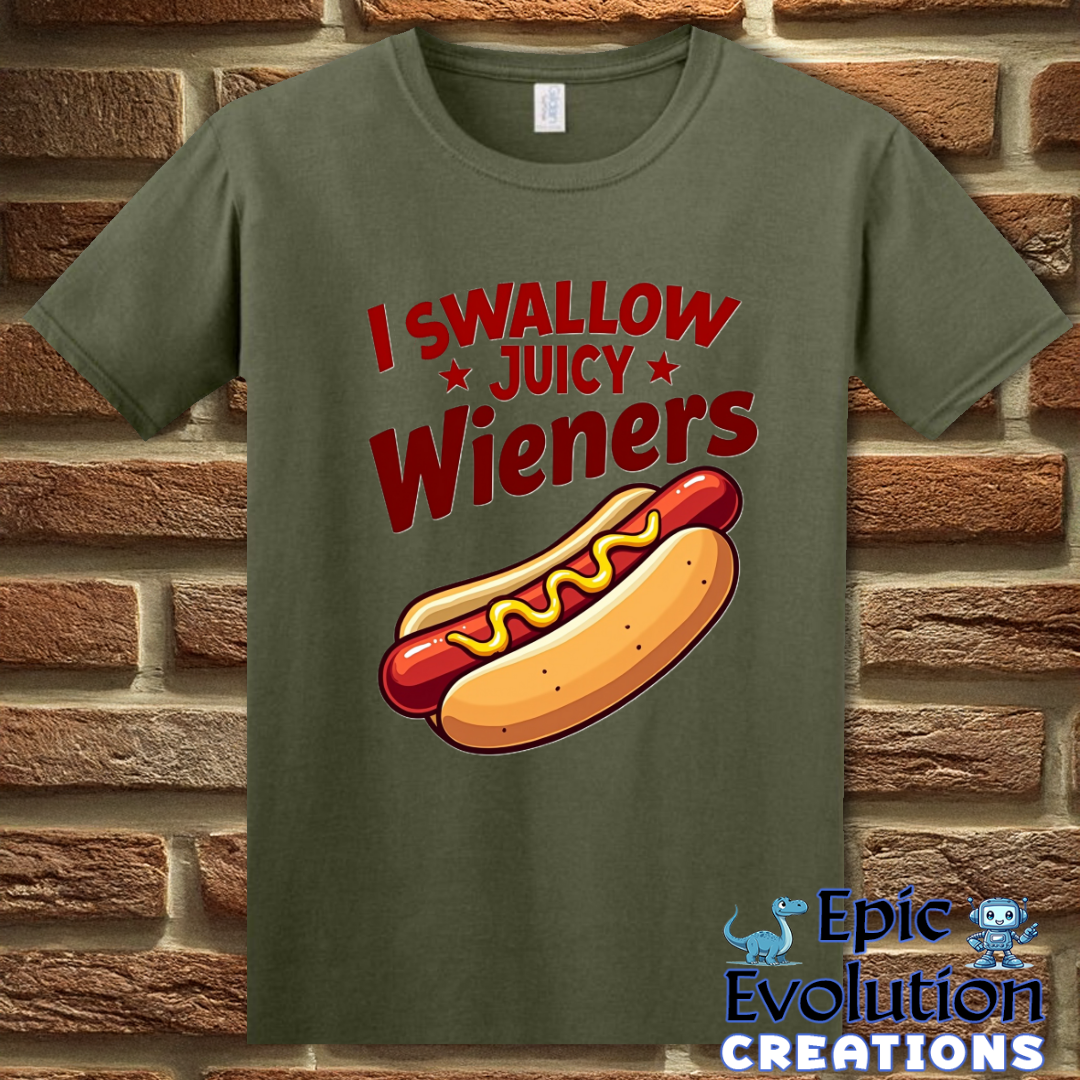 T-Shirt S / Military Green Funny Hot Dog Lover Shirt Epic Evolution Creations