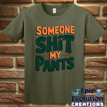 T-Shirt S / Military Green Funny Inappropriate Shirt Epic Evolution Creations