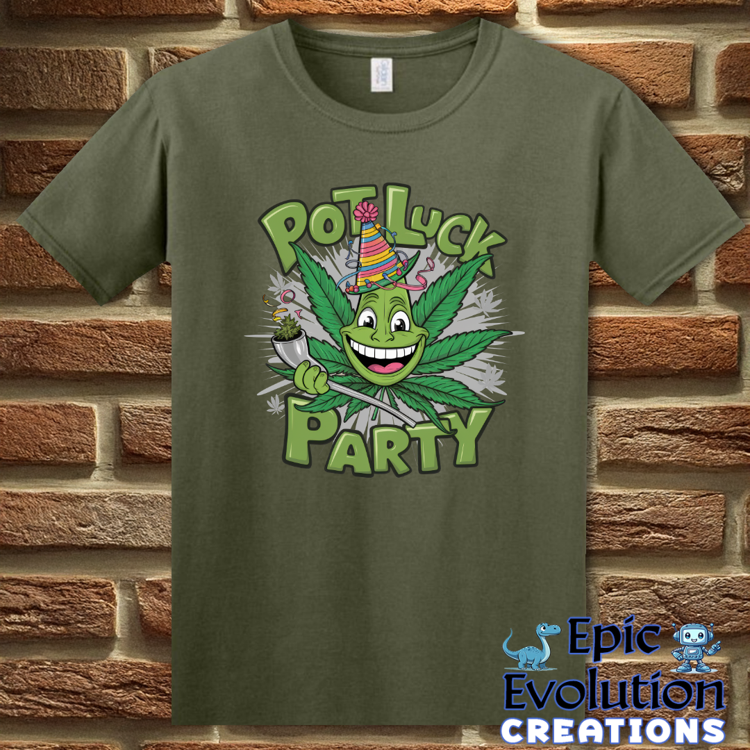 T-Shirt S / Military Green Funny Marijuana Shirt for Cannabis Lovers Epic Evolution Creations