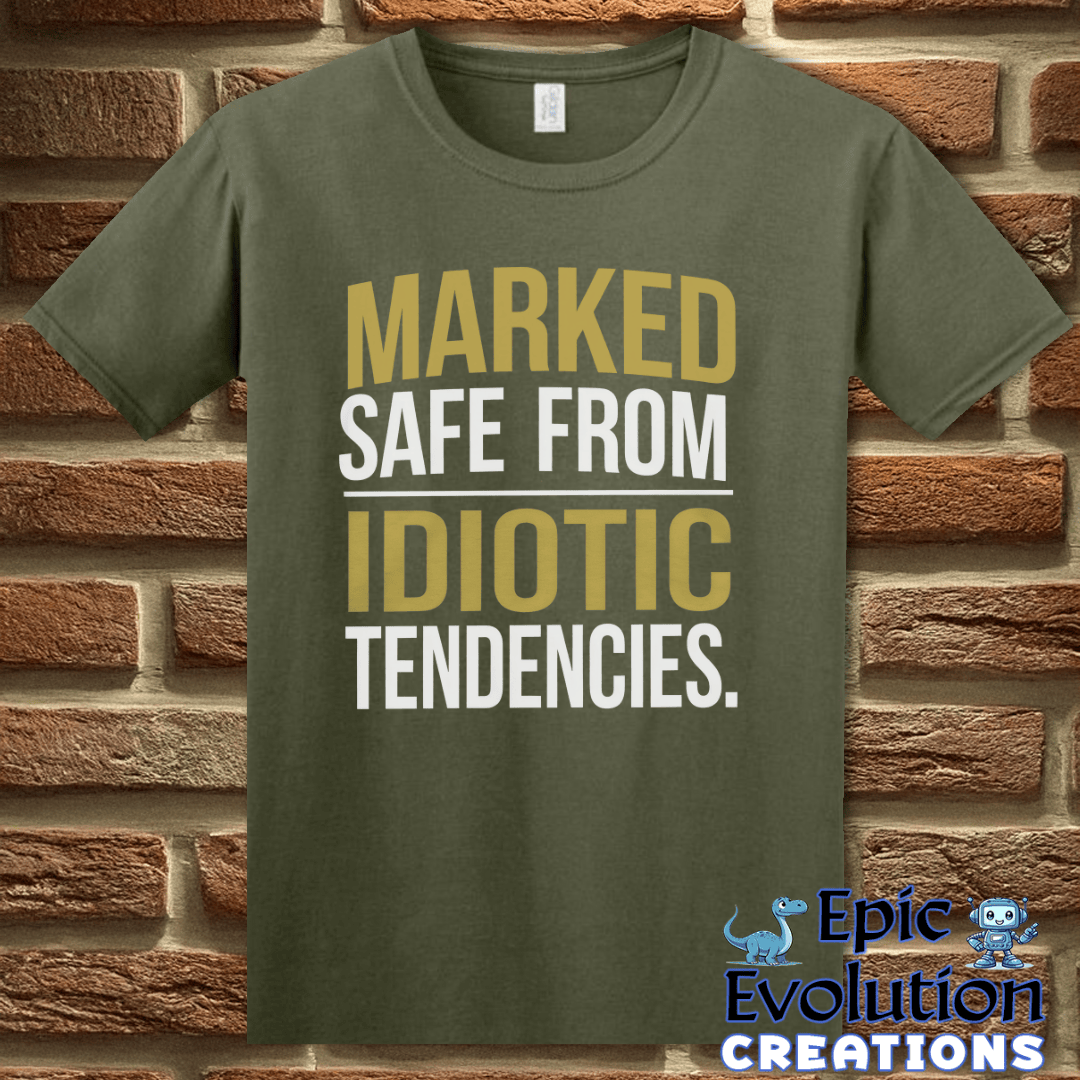 T-Shirt S / Military Green Funny Sarcastic Quote T-Shirt Epic Evolution Creations
