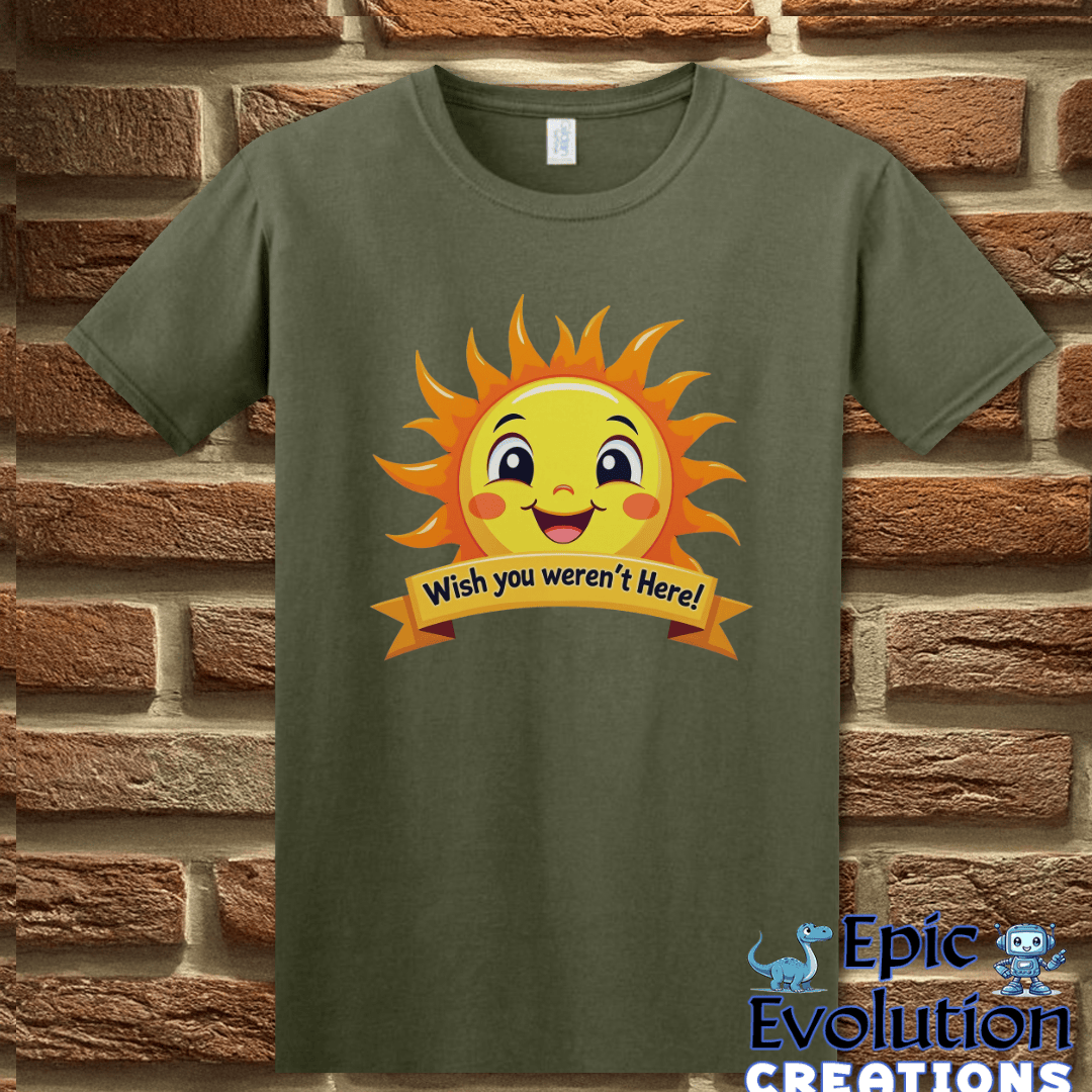 T-Shirt S / Military Green Funny Sarcastic T Shirt Epic Evolution Creations