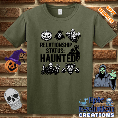 T-Shirt S / Military Green Funny Scary Halloween T-Shirt for Women and Men Epic Evolution Creations