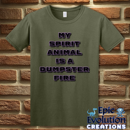 T-Shirt S / Military Green Funny Self-Awareness T Shirt Epic Evolution Creations
