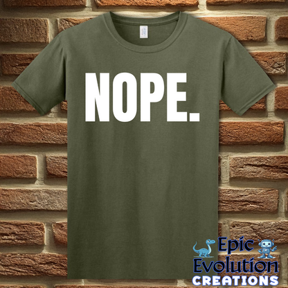 T-Shirt S / Military Green Funny Self-Expression Shirt Epic Evolution Creations