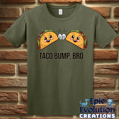 T-Shirt S / Military Green Funny Taco T Shirt for Taco Lovers Epic Evolution Creations