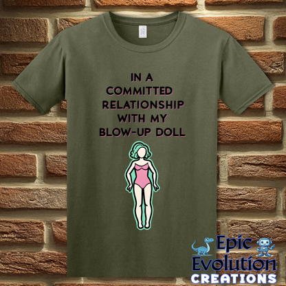 T-Shirt S / Military Green Rude Valentine's Day T Shirt Epic Evolution Creations