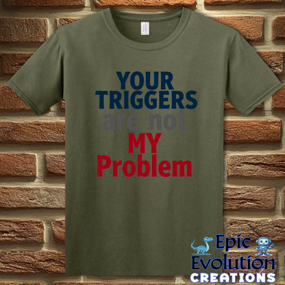 T-Shirt S / Military Green Sarcastic Social T-Shirt Epic Evolution Creations