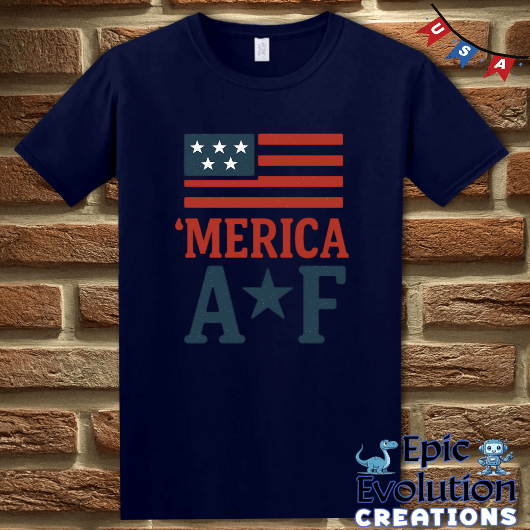 T-Shirt S / Navy Funny 4th of July Shirt for Men and Women Epic Evolution Creations
