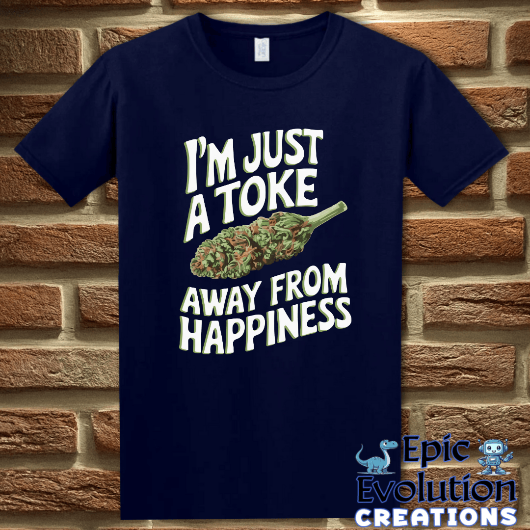 T-Shirt S / Navy Funny Cannabis Culture Shirt Epic Evolution Creations