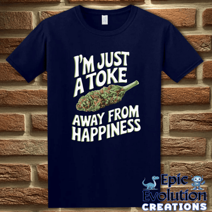 T-Shirt S / Navy Funny Cannabis Culture Shirt Epic Evolution Creations