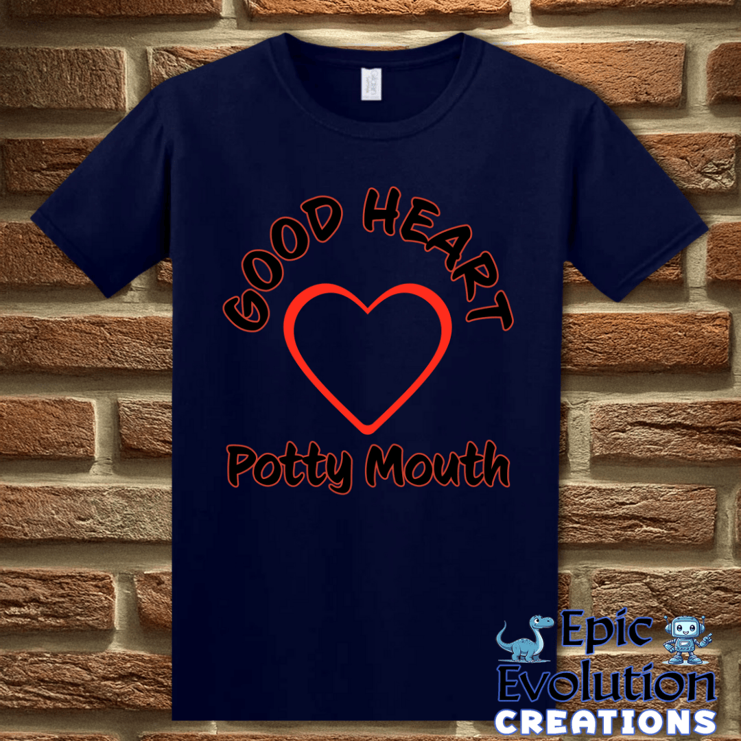 T-Shirt S / Navy Funny Profanity T Shirt Epic Evolution Creations