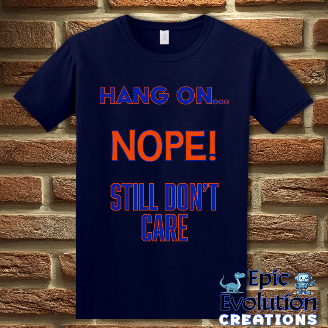 T-Shirt S / Navy Funny Self-Awareness Shirt Epic Evolution Creations