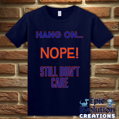 T-Shirt S / Navy Funny Self-Awareness Shirt Epic Evolution Creations