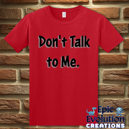 T-Shirt S / Red Funny Antisocial T Shirt Epic Evolution Creations