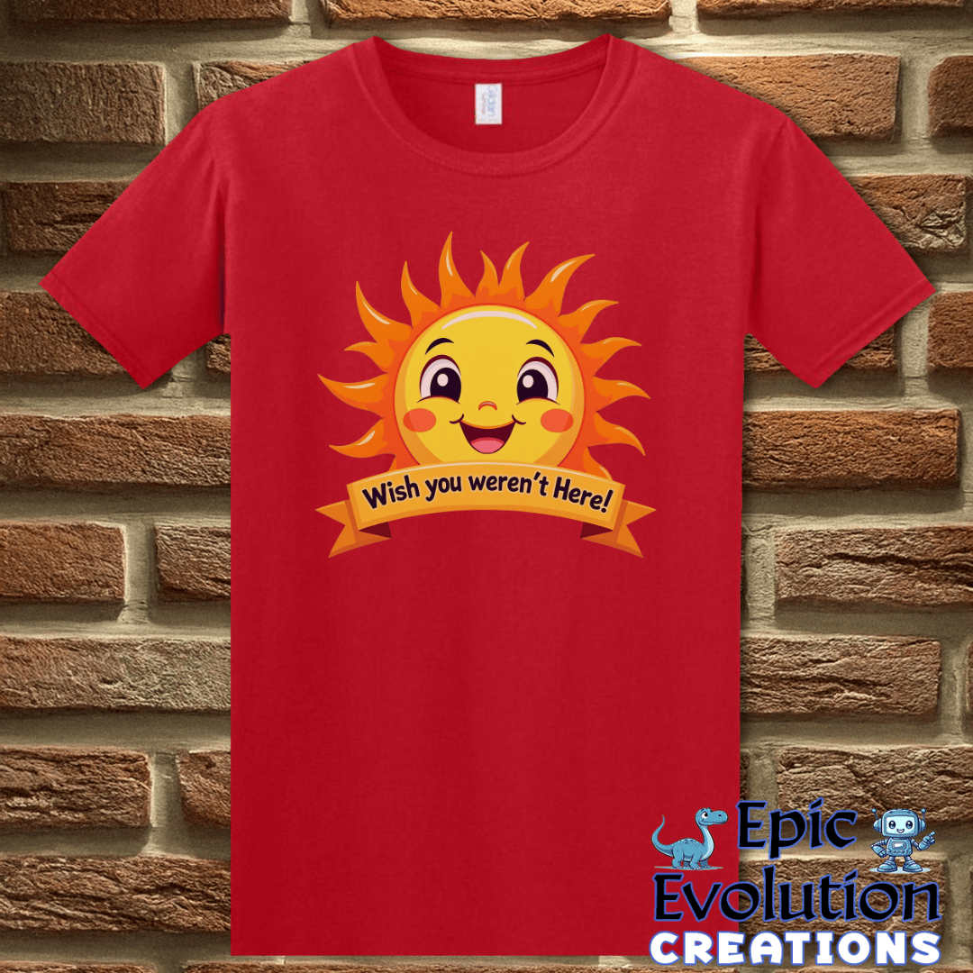 T-Shirt S / Red Funny Sarcastic T Shirt Epic Evolution Creations