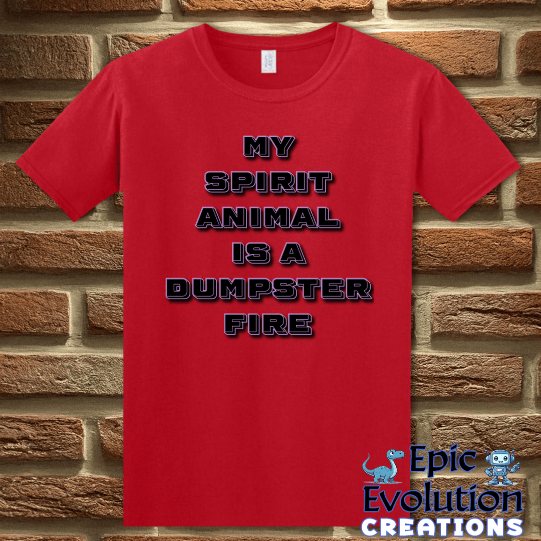 T-Shirt S / Red Funny Self-Awareness T Shirt Epic Evolution Creations