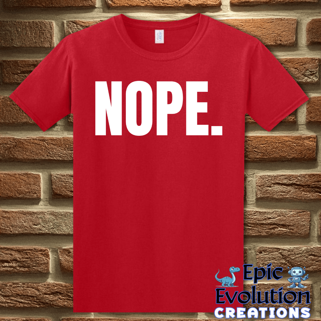 T-Shirt S / Red Funny Self-Expression Shirt Epic Evolution Creations