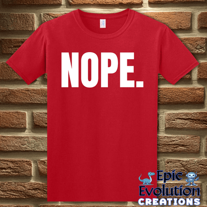 T-Shirt S / Red Funny Self-Expression Shirt Epic Evolution Creations