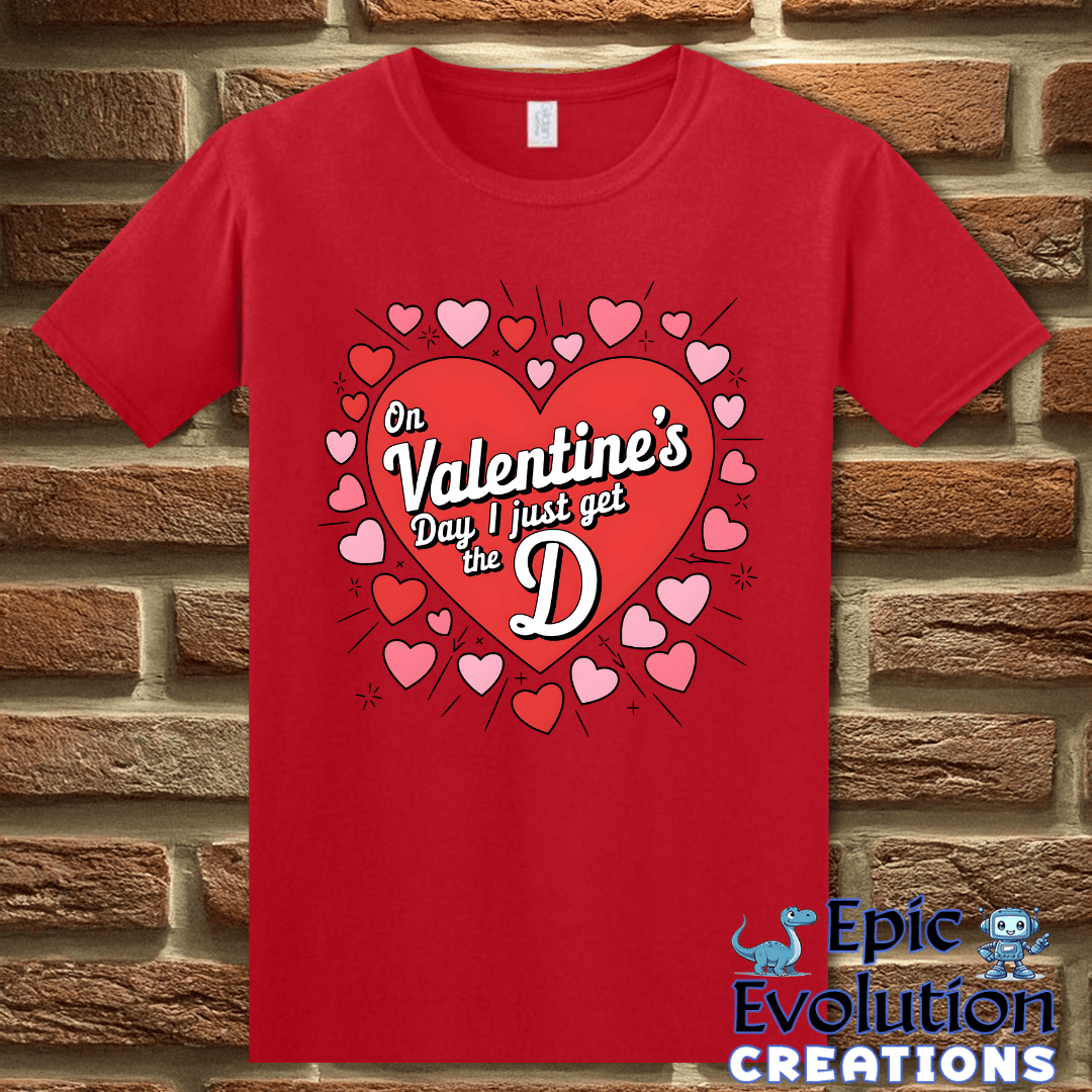 T-Shirt S / Red Funny Valentine’s Day T Shirt Epic Evolution Creations