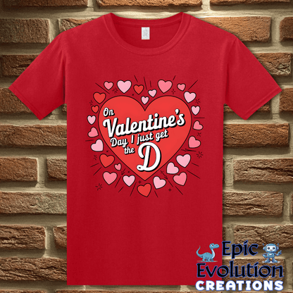 T-Shirt S / Red Funny Valentine’s Day T Shirt Epic Evolution Creations