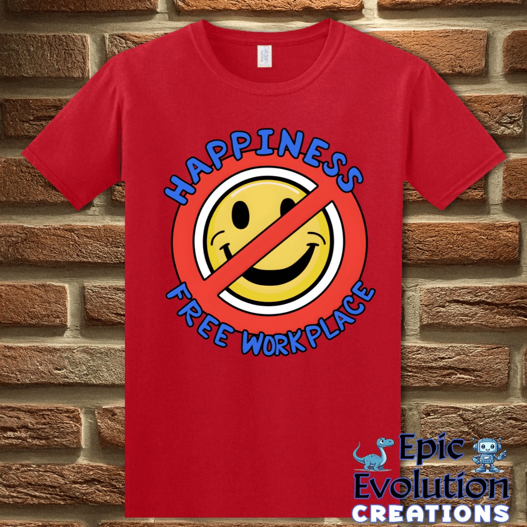 T-Shirt S / Red Sarcastic Work T Shirt Epic Evolution Creations