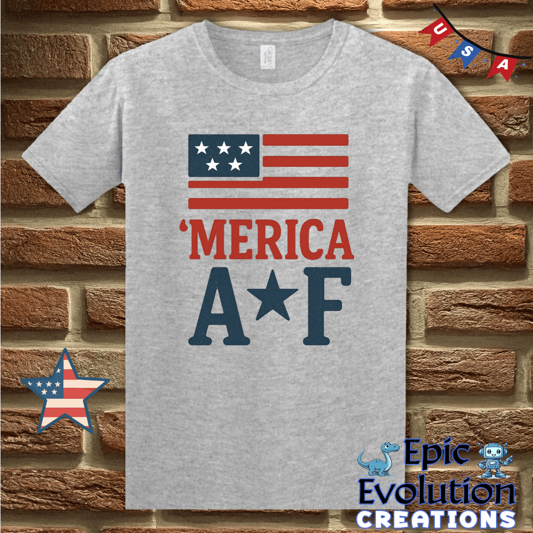 T-Shirt S / Sport Grey Funny 4th of July Shirt for Men and Women Epic Evolution Creations