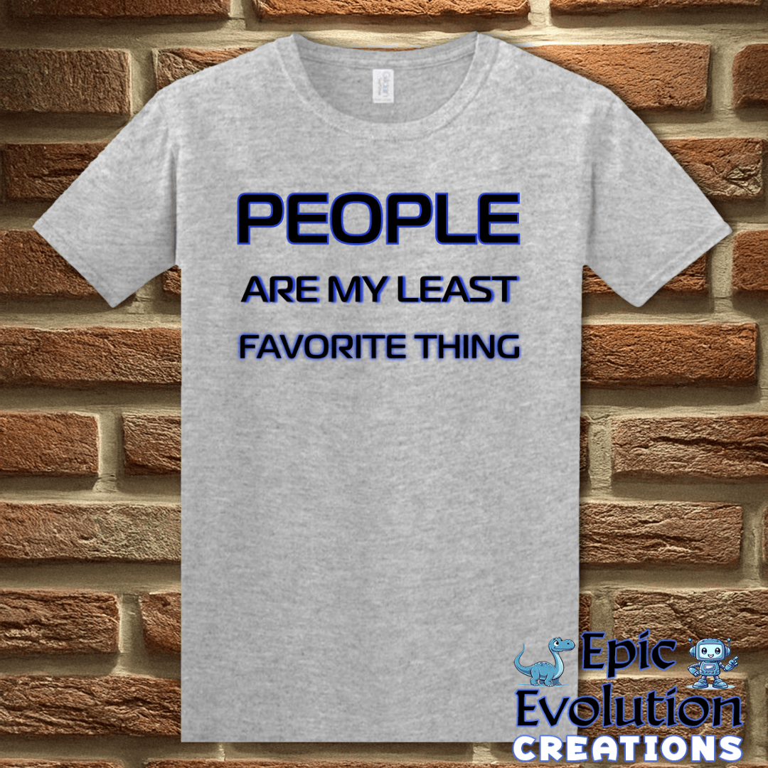 T-Shirt S / Sport Grey Funny Antisocial Self-Expression Shirt Epic Evolution Creations