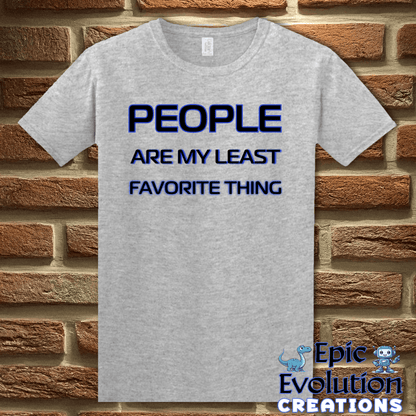 T-Shirt S / Sport Grey Funny Antisocial Self-Expression Shirt Epic Evolution Creations