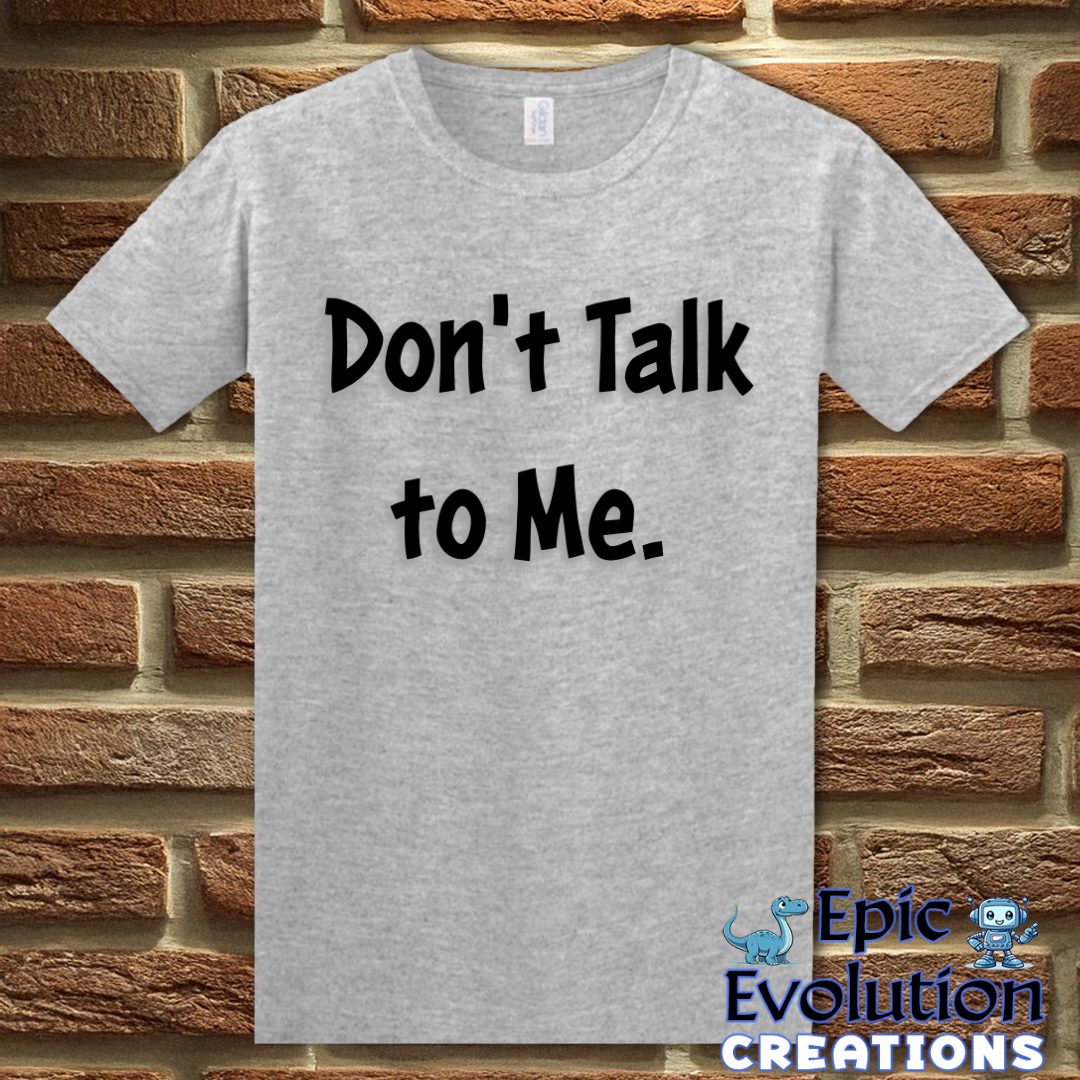 T-Shirt S / Sport Grey Funny Antisocial T Shirt Epic Evolution Creations