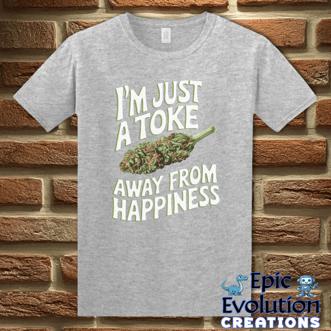 T-Shirt S / Sport Grey Funny Cannabis Culture Shirt Epic Evolution Creations