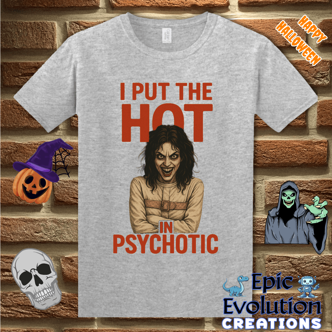 T-Shirt S / Sport Grey 😈 Funny Halloween Shirt for Women Epic Evolution Creations