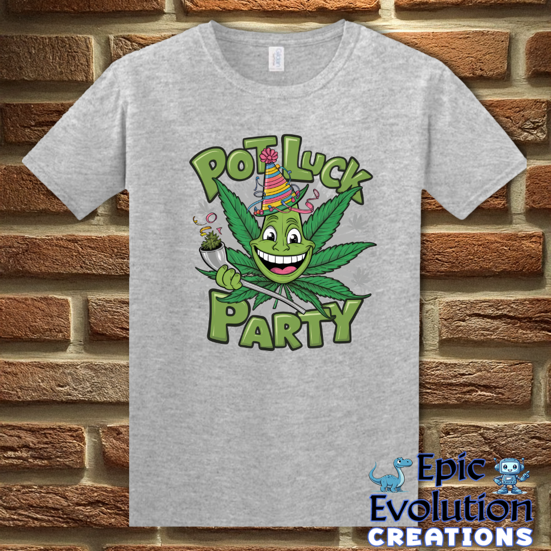 T-Shirt S / Sport Grey Funny Marijuana Shirt for Cannabis Lovers Epic Evolution Creations