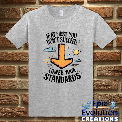 T-Shirt S / Sport Grey Funny Motivational T Shirt Epic Evolution Creations
