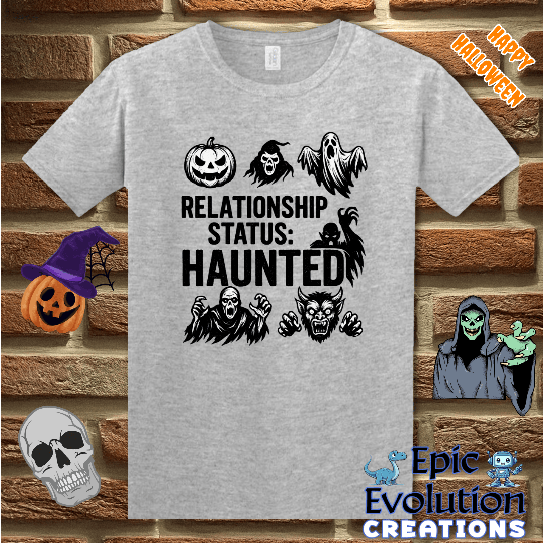 T-Shirt S / Sport Grey Funny Scary Halloween T-Shirt for Women and Men Epic Evolution Creations