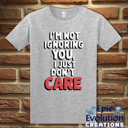 T-Shirt S / Sport Grey Funny Self Expression Quote T Shirt Epic Evolution Creations