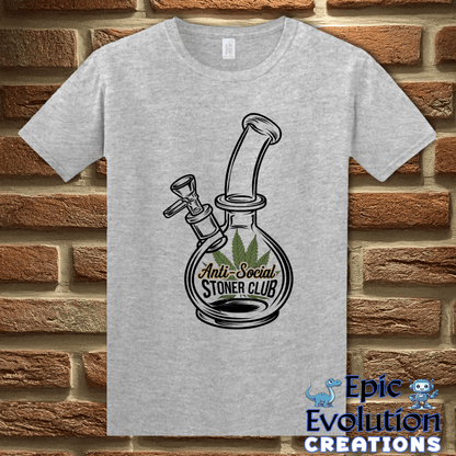 T-Shirt S / Sport Grey Funny Stoner Quote Shirt for Cannabis Lovers Epic Evolution Creations