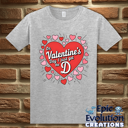 T-Shirt S / Sport Grey Funny Valentine’s Day T Shirt Epic Evolution Creations