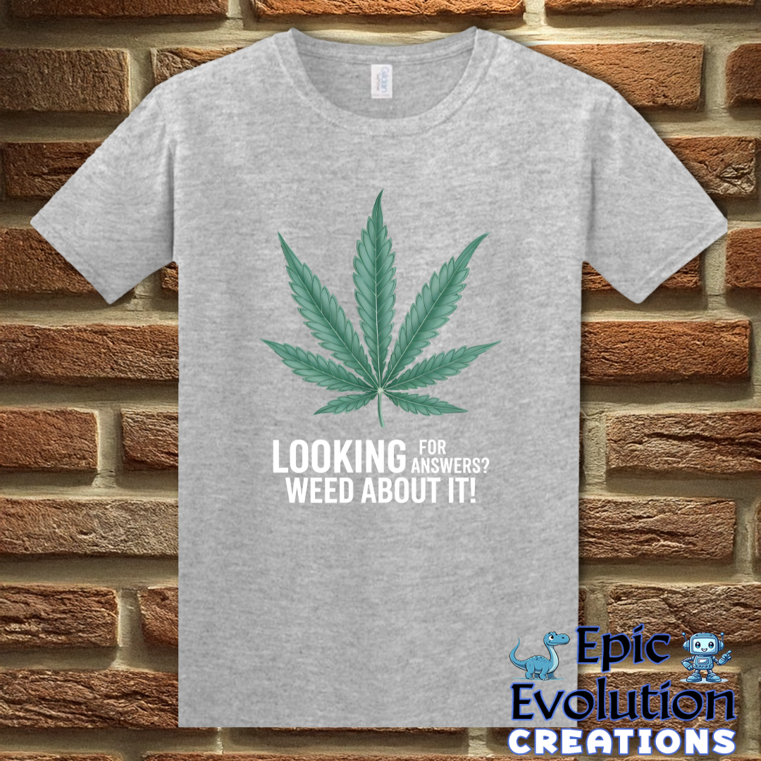 T-Shirt S / Sport Grey Funny Weed 420 Lifestyle T Shirt Epic Evolution Creations