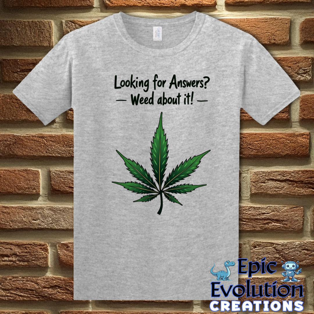 T-Shirt S / Sport Grey Funny Weed 420 Lifestyle T Shirt Epic Evolution Creations