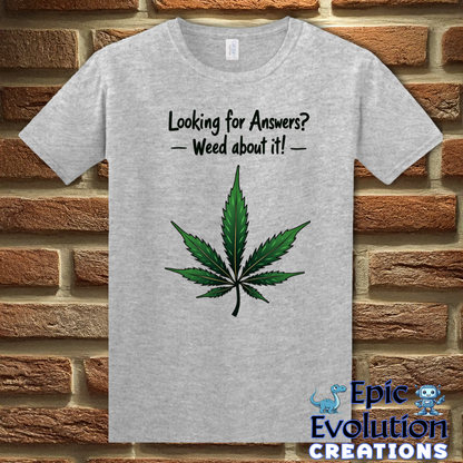 T-Shirt S / Sport Grey Funny Weed 420 Lifestyle T Shirt Epic Evolution Creations